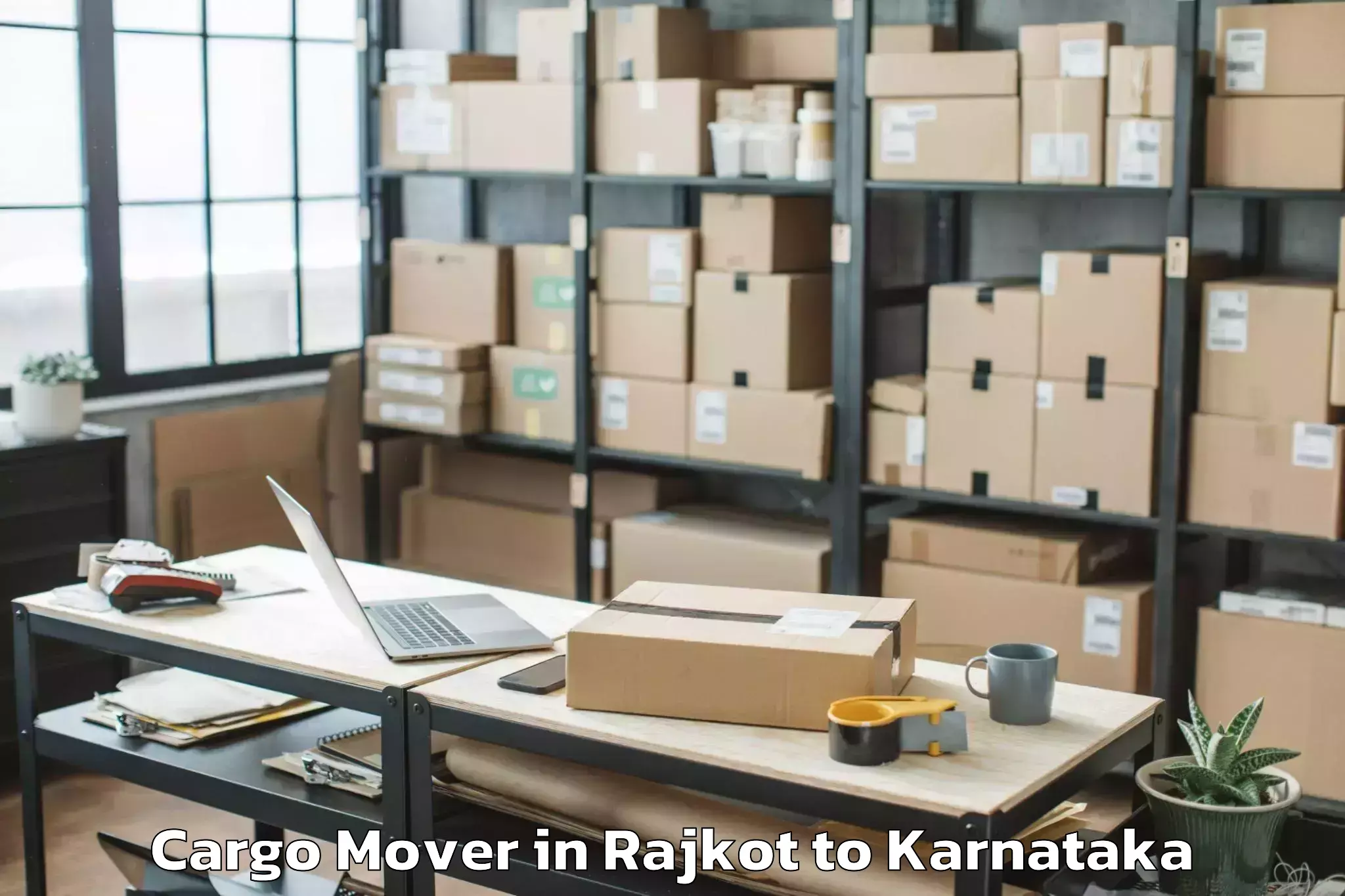 Quality Rajkot to Harpanahalli Cargo Mover